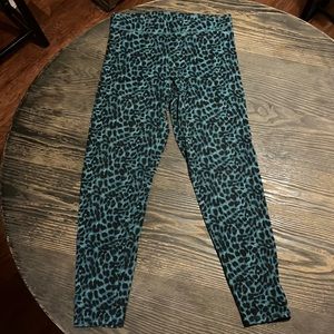 Pink cheetah leggings Medium